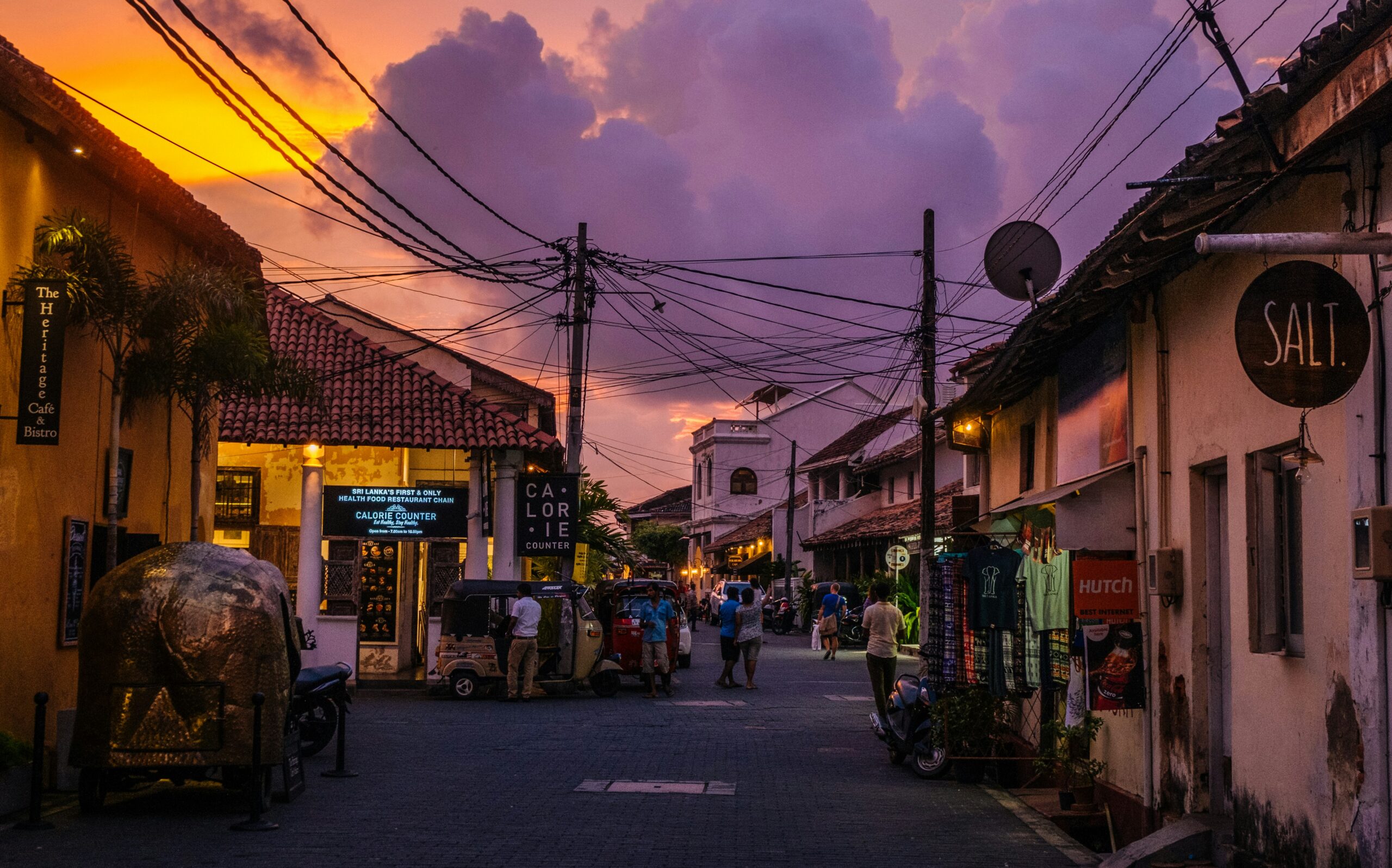 Sri Lanka sunset landscape