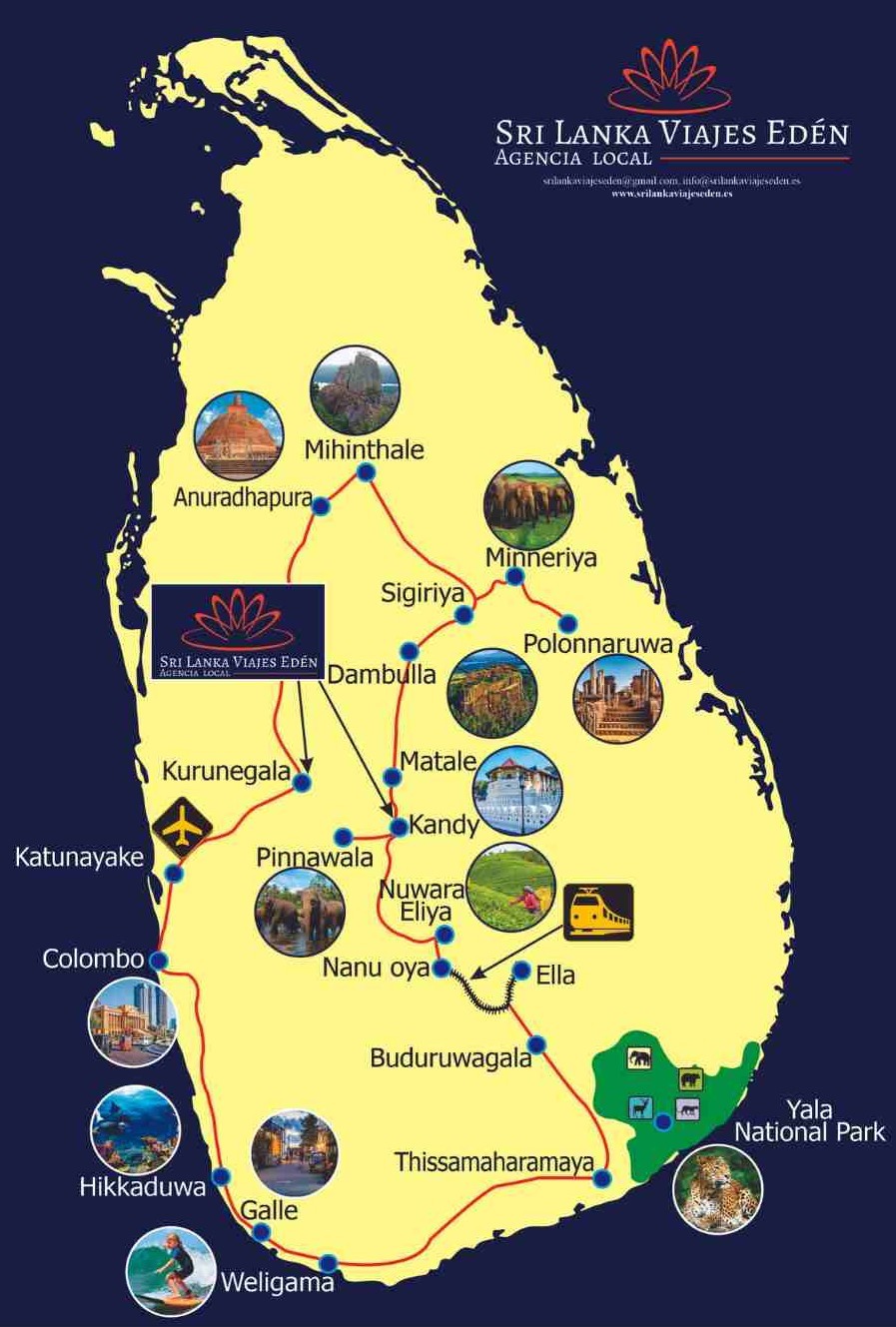 Sri Lanka Map