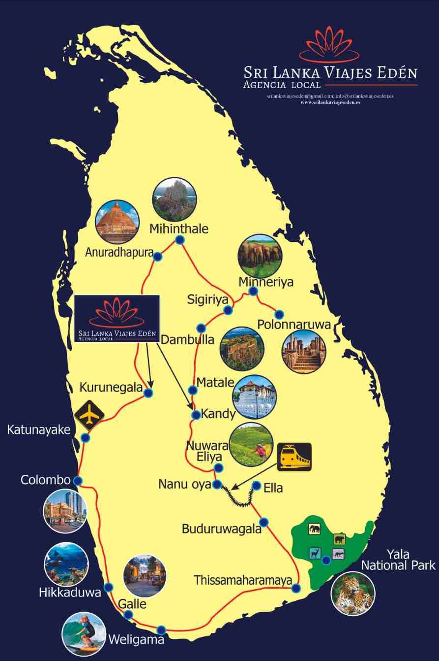 Sri Lanka Map