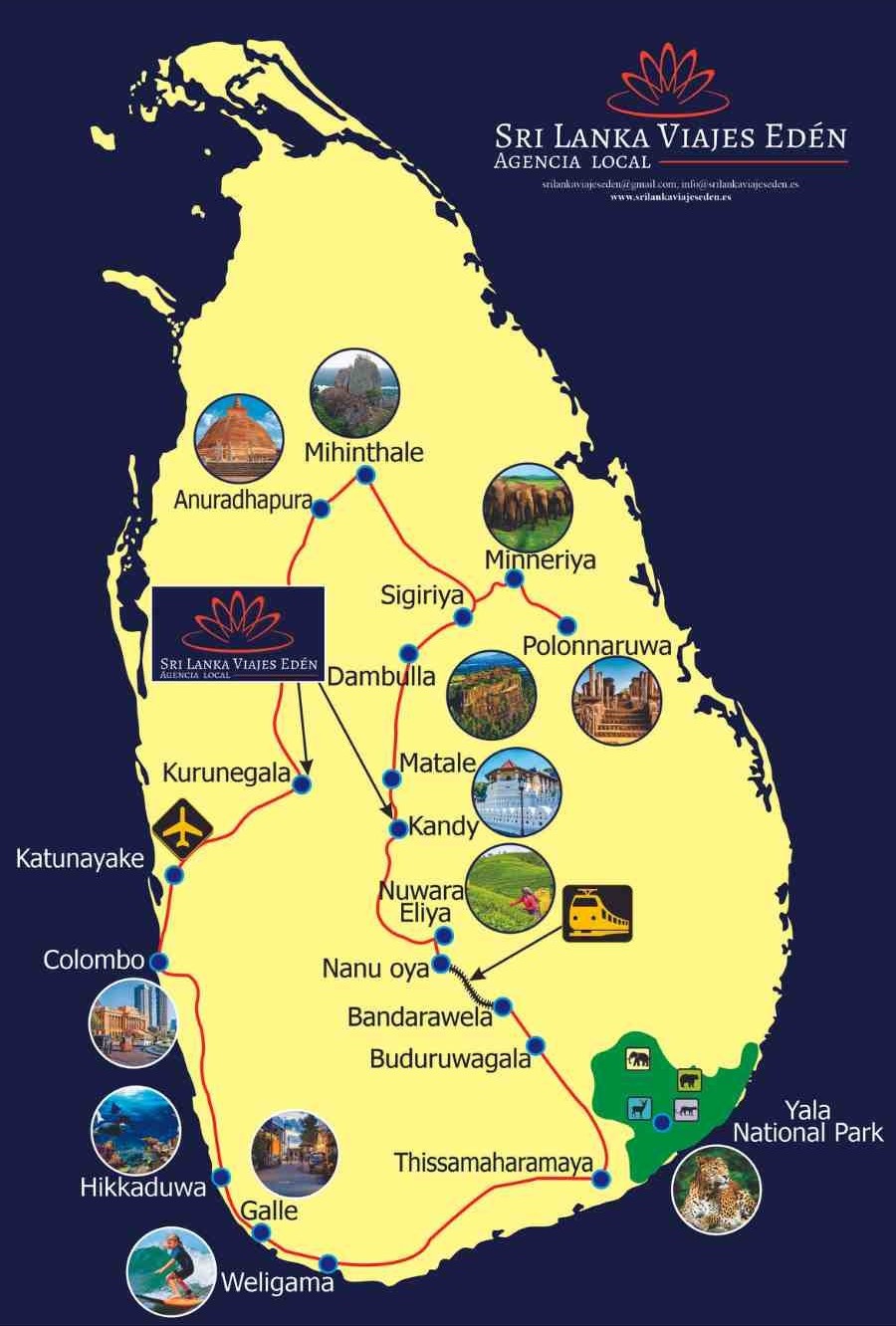 Sri Lanka Map