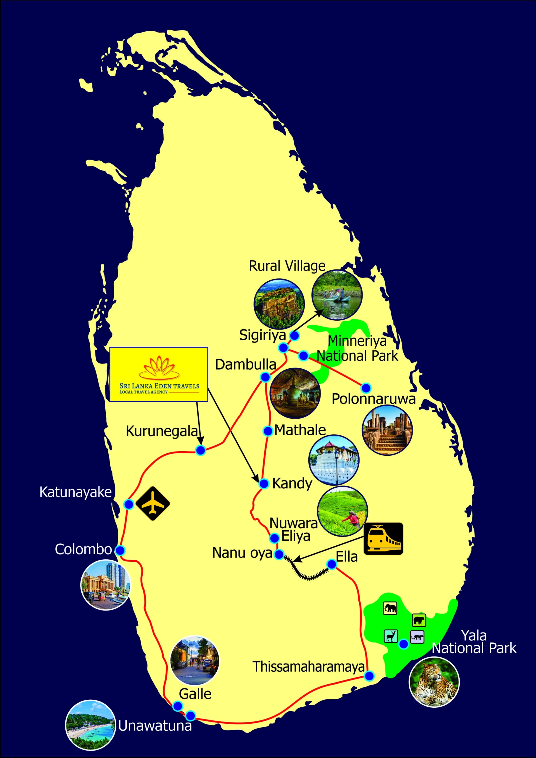 Sri Lanka Map