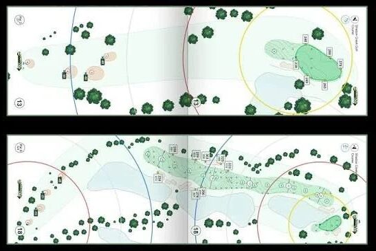 Layout del campo da golf di Nuwara Eliya