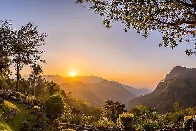 Spectacular 360-degree view of Ella Gap and Ella Rock from the summit of Little Adam's Peak