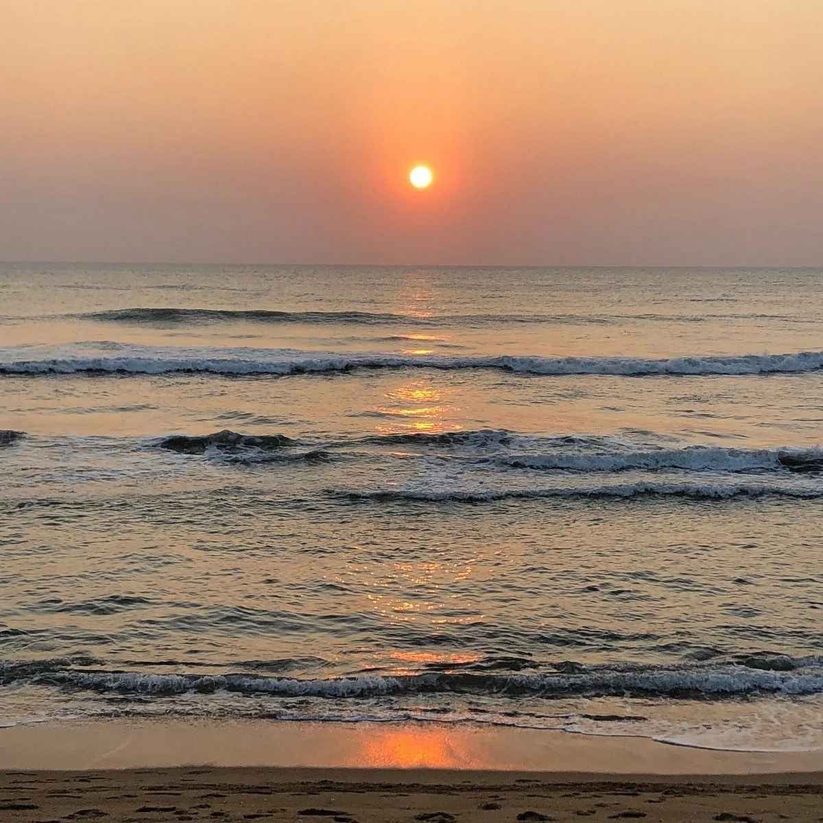 Molligoda Beach peaceful golden coastline with turquoise waters in Wadduwa Sri Lanka